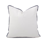 24 x 24 Outdoor Pillow with Dec Cord- Seascape Natural- Poly Insert