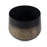Golden Thread Wide Mouth Vessel
