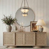 Hammer - Round Iron Mirror