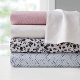 Wholesale Printed Microfiber Sheet Set, Blush Waves