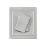 Pima Cotton Sateen 600 Thread Count Sheet Set, Light Gre