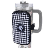 Blue Stallion Houndstooth Tumbler Pouch