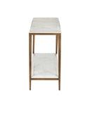 Oblique Marble Console Table