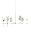 Peace Lily White Chandelier