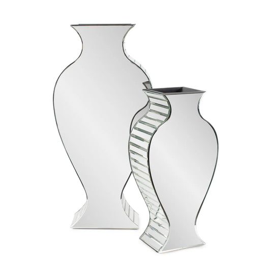 Rounded Mirrored Vase - Small