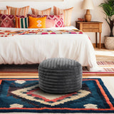Short Pouf Shar Pei Charcoal