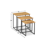 Avinash 3pc Set Nest Table