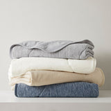 Jersey Knit Cool Touch Down Alternative Throw, Tan