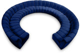 Infinity - 11 Piece Velvet Modular Sectional
