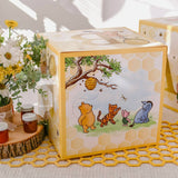 Honey Bear Baby Block Boxes for Baby Shower Decor