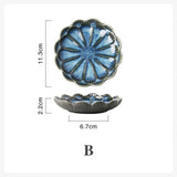 Ceramic Flower Shape Decorative Serving Plate