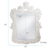 Turner Mirror - Glossy White