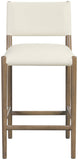 Andie - Upholstered Counter Stool - Brown Base