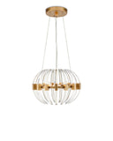 Coquette Small Brass Chandelier