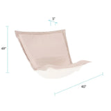 Puff Chair Cushion Seascape Sand Cushion and Cover