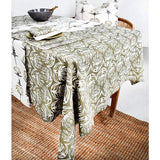 French Home Botanical 59” X 118” Tablecloth - Sage