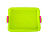 Reusable Square Silicone Baking Pan Nonstick Mold