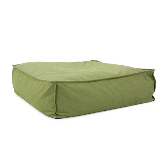 Outdoor Square Floor Pouf- Seascape Moss