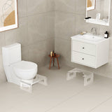 7'' Tall Acrylic Toilet Stool, Modern Non-Slip Potty Stool