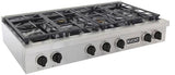 Kucht 48" Inch Gas Sealed Burner Rangetop, KFX489T-K