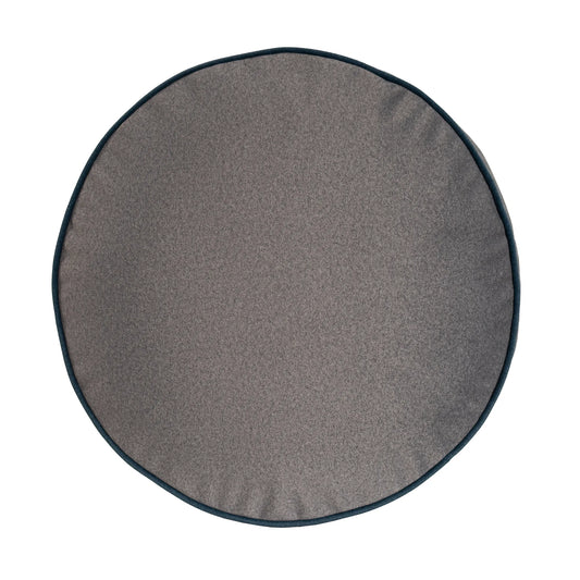 Qivuit Gray Tall Pouf