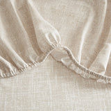 Modern Stripe Microfiber Comforter Set with Sheets, Grey
