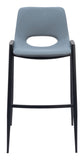 Desi Barstool (Set of 2) Azure Gray