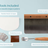 Kook Round Sourdough Proofing Basket Set