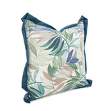 20 x 20 Outdoor Pillow Fern Indigo - Down Alternative Insert
