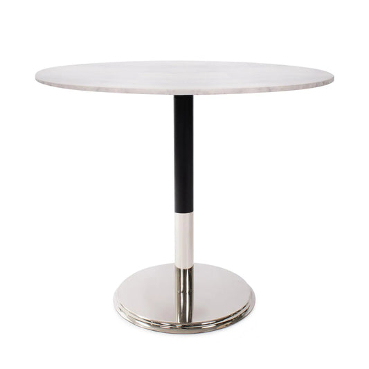 Micca Bistro Table in White Marble