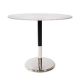 Micca Bistro Table in White Marble