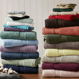 Antibacterial Spa-Like 8-Piece Bathroom Towel Set, Pink