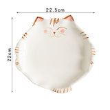 Cute Ceramic Cat Bowl Fruit & Salad Plate