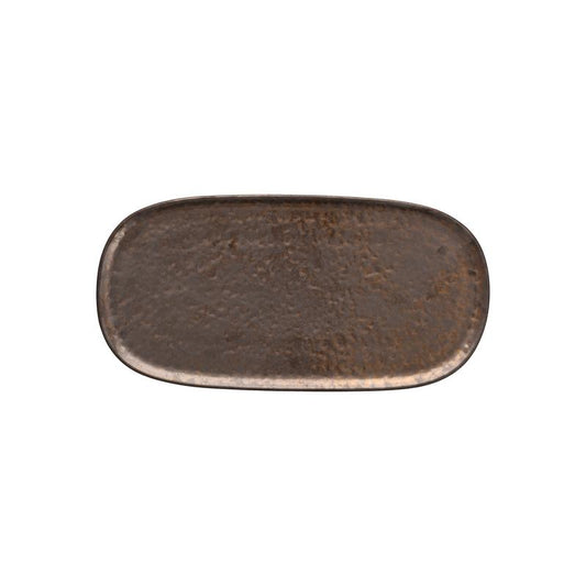 Nivo Metallic Rectangular Serve Platter 11.8"