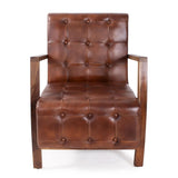 Davenport Tufted Leather Chair