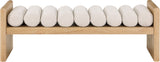 Waverly - Bench With Natural Frame
