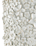 Jessamine Medium White Cachepot