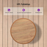 PURPLE LEAF Outdoor Bar Table Patio Dining Table Coffee Kitchen Breakfast Bistro Pub Bar Table for Patio Poolside