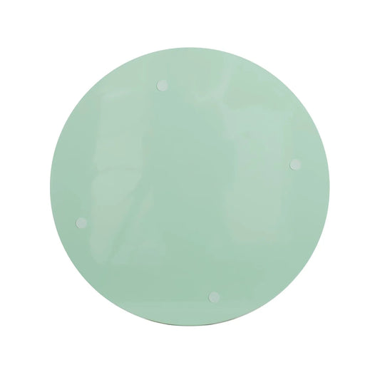 Round Scalloped Riviera Tray - Sage Green