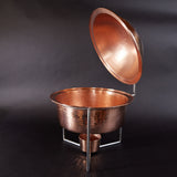 Round Copper Chafing Dish