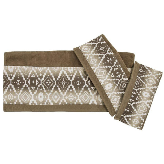 Chalet Aztec 3PC Towel Set, 2 MOQ