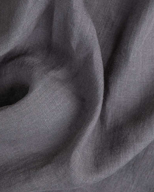 Charcoal gray linen placemat set of 2