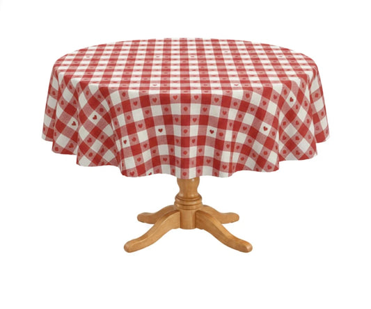 Red Heart Tablecloth - Round