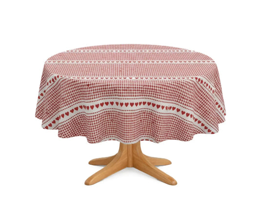 Red Heart Tablecloth - Round