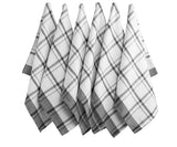 Gray Kitchen Towels - Checkered Tea Towels
