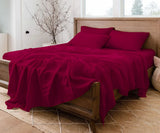 Cherry Red Sheet Set