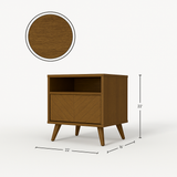 Chevron Wood Nightstand