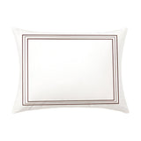 400TC Cotton Classic Embroidery Sateen Solid Pillow Sham