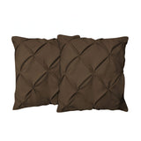 400TC Cotton Pintuck Sateen Solid Euro Sham
