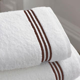 Cotton Triple Embroidered Bath Towels (Set of 2)